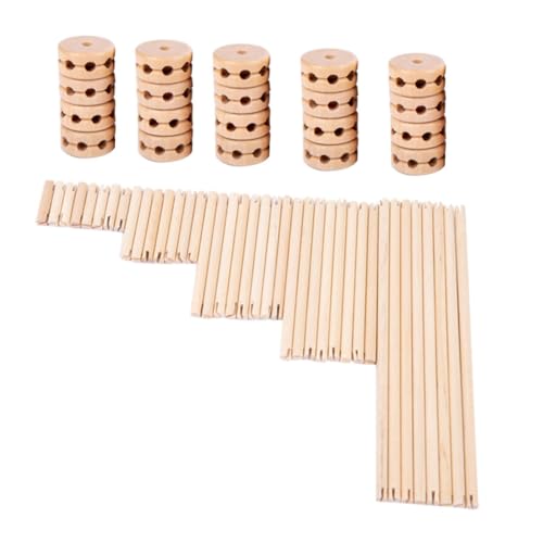 Supvox 1Satz Teiliges Holzspielzeug Für Montierte Bausteine Für Frühe Bildung Pädagogisches Für Kleinkinder Kreatives Zusammenbauen Für Jungen von Supvox