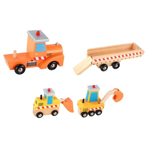 Supvox 1Satz Teiliges Holzspielzeug Kinderfahrzeuge Cartoon BAU LKW Kleiner Bagger Und Transporter Jahren Montessori Kreatives BAU Und Konstruktionsspielzeug Für Jungen Supvox 1Satz Teiliges Holzspielzeug Kinderfahrzeuge Cartoon BAU LKW Kleiner Bagger Und Transporter Jahren Montessori Kreatives BAU Und Konstruktionsspielzeug Für Jungen von Supvox