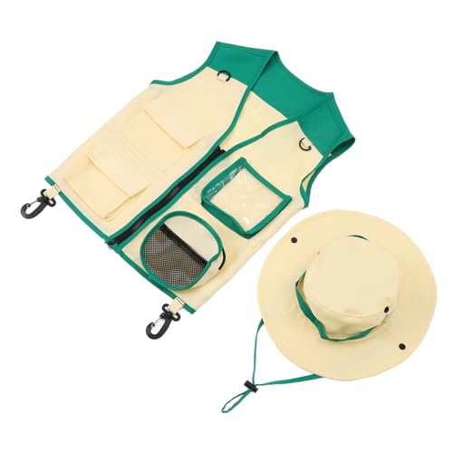 Supvox 1Satz Teiliges Outdoor Insekten Weste Und Hut Für Kleine Naturerkundungen Und Rollenspiele von Supvox