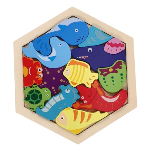 Supvox 1Satz Tragbaren Holzpuzzles Interaktives Lernspielzeug Für Tiermotiven Frühe Bildungsspielzeuge Für Kleinkinder Für Jahr Und Älter Supvox 1Satz Tragbaren Holzpuzzles Interaktives Lernspielzeug Für Tiermotiven Frühe Bildungsspielzeuge Für Kleinkinder Für Jahr Und Älter von Supvox
