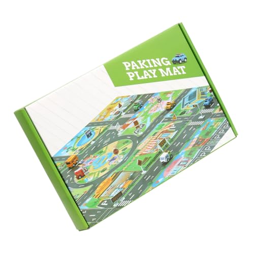 Supvox 1Satz Verkehrsspielzeug Indoor Parkspielzeug mit Metallautos für Rollenspiele im Kinderzimmer Fördert Kreatives und Familienspaß von Supvox