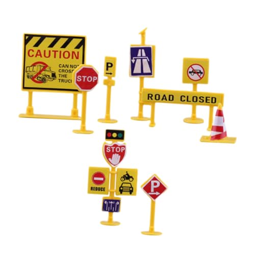 Supvox 1Satz Verkehrsstraßenschild Verkehrszeichen Für Lernspielzeug Zur Verkehrssicherheit Für Kreatives Und Frühkindliche Bildung von Supvox