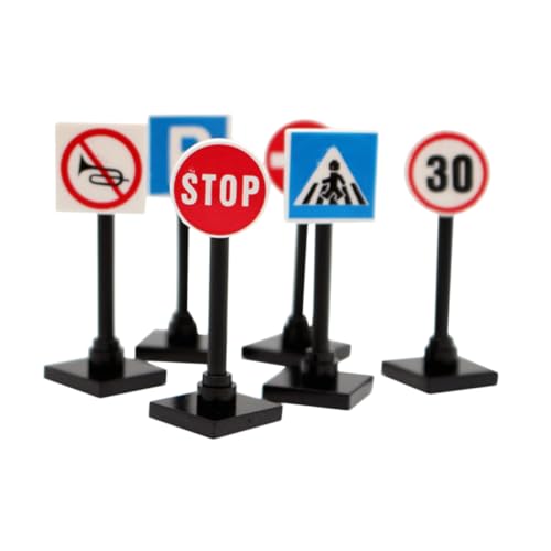 Supvox 1Satz Verkehrszeichen Teiliges Puppenhaus Zubehör Für Straßenspiele Und Mikrolandschaften Für Kreative Bauprojekte Supvox 1Satz Verkehrszeichen Teiliges Puppenhaus Zubehör Für Straßenspiele Und Mikrolandschaften Für Kreative Bauprojekte von Supvox