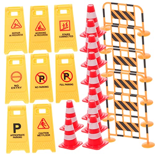 Supvox 1Satz Verkehrszeichen für Teiliges mit Frame Warnschildern Roten Kegeln und Orangefarbenen Schutzbarrieren Fördert Kognitive Fähigkeiten Supvox 1Satz Verkehrszeichen für Teiliges mit Frame Warnschildern Roten Kegeln und Orangefarbenen Schutzbarrieren Fördert Kognitive Fähigkeiten von Supvox