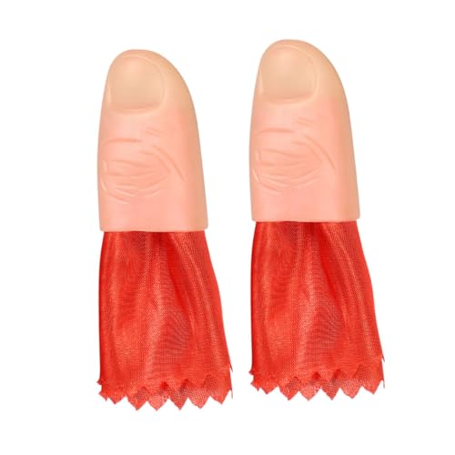 Supvox 1Satz Verschwindende Schals Requisiten Fake Finger Zaubertricks Requisiten Für Bühnenaufführungen Magische Effekte Und Illusionen Supvox 1Satz Verschwindende Schals Requisiten Fake Finger Zaubertricks Requisiten Für Bühnenaufführungen Magische Effekte Und Illusionen von Supvox
