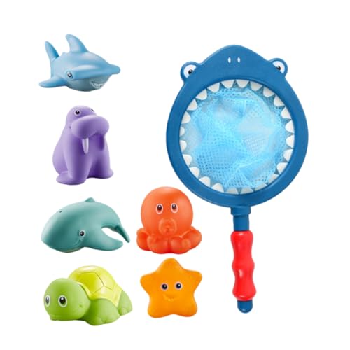 Supvox 1Satz Wasserbadspielzeug Für Teiliges Mit Fischernetz Und Bunten Tieren Für Badewanne Und Pools Spaß Für Junge Mädchen Und Kleinkinder Supvox 1Satz Wasserbadspielzeug Für Teiliges Mit Fischernetz Und Bunten Tieren Für Badewanne Und Pools Spaß Für Junge Mädchen Und Kleinkinder von Supvox