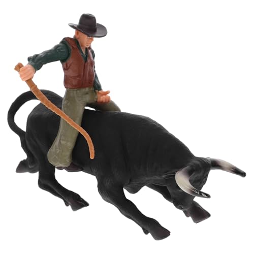 Supvox 1Satz Western Cowboy Stier Spielzeugset Realistisches Matador Modell für Statische Dekoration für Rollenspiele und Partys Exquisite Figur für Kreative Gestaltung und Sammlungen Supvox 1Satz Western Cowboy Stier Spielzeugset Realistisches Matador Modell für Statische Dekoration für Rollenspiele und Partys Exquisite Figur für Kreative Gestaltung und Sammlungen von Supvox