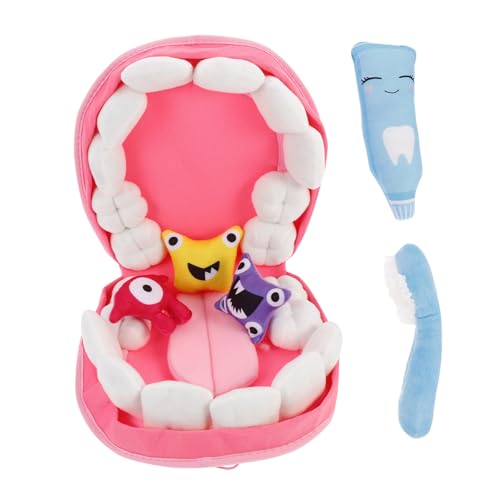 Supvox 1Satz Zahngesundheit Spielset Für Pädagogisches Plüschspielzeug Für Rollenspiele Sicheres Und Langlebiges Lernspielzeug Für Vorschule Und Kindergarten Fördert Supvox 1Satz Zahngesundheit Spielset Für Pädagogisches Plüschspielzeug Für Rollenspiele Sicheres Und Langlebiges Lernspielzeug Für Vorschule Und Kindergarten Fördert von Supvox
