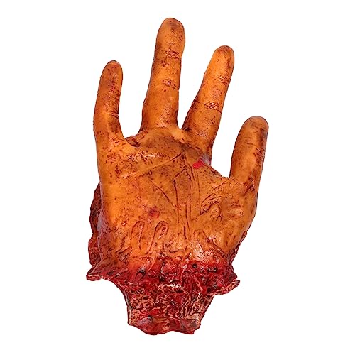 Supvox 1Stück Bloody Broken Body Parts Requisiten Halloween Deko Realistische Blutige Hand für Grusel Dekoration Langlebiges PU Material für Partys und Scherze Garten Supvox 1Stück Bloody Broken Body Parts Requisiten Halloween Deko Realistische Blutige Hand für Grusel Dekoration Langlebiges PU Material für Partys und Scherze Garten von Supvox