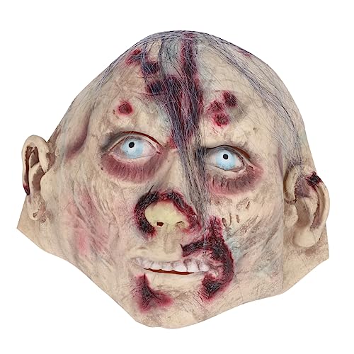 Supvox 1Stück Halloween Horror Zombie Maske Aus Gruselige Kostümzubehör Für Partys Und Cosplay Für Halloween Und Maskeraden Unisex Realistische Details Vielseitig Einsetzbar Supvox 1Stück Halloween Horror Zombie Maske Aus Gruselige Kostümzubehör Für Partys Und Cosplay Für Halloween Und Maskeraden Unisex Realistische Details Vielseitig Einsetzbar von Supvox