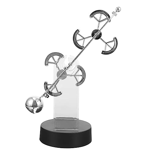 Supvox 1Stück Perpetual Motion Dekorationsobjekt für Zuhause und Büro Wissenschaftsspielzeug mit Sicherem Batteriebetrieb für Geburtstage Weihnachten von Supvox