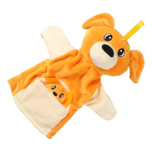 Supvox 1Stück Plüsch Fingerabdeckung Beruhigendes Tier Für Junge Mädchen Interaktive Handpuppen Aus Weichem Material Pädagogisches Zur Eltern Junge Mädchen Interaktion Gelber von Supvox