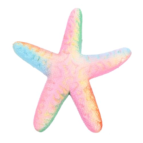 Supvox 1Stück Quetschspielzeug Unterwasser Sternform Stressabbau Regenbogenfarben Langsam Ansteigend für Erwachsene Angstbewältigung und Desktop Dekoration von Supvox