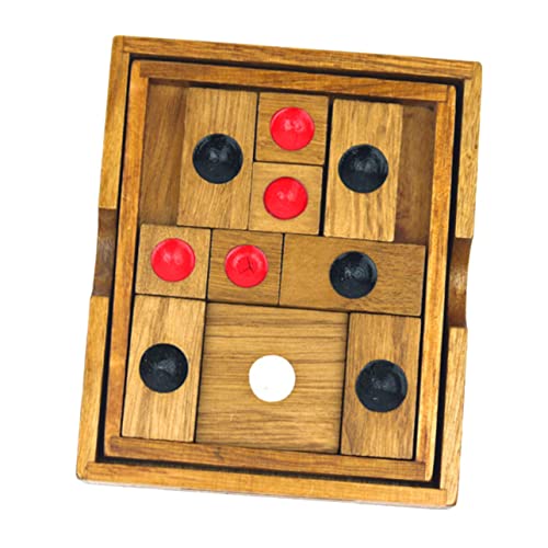 Supvox 1Stück Schachspiel Für Holz Mit Runden Pädagogisches Kinderspielzeug Fördert Logisches Und Kreativität Für Stundenlangen Spielspaß Supvox 1Stück Schachspiel Für Holz Mit Runden Pädagogisches Kinderspielzeug Fördert Logisches Und Kreativität Für Stundenlangen Spielspaß von Supvox