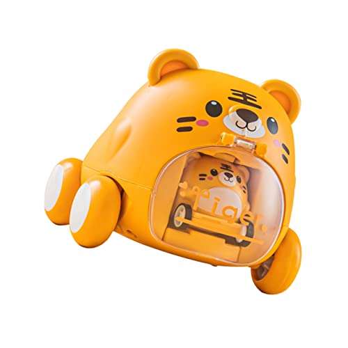 Supvox 1Stück Tiger Pull Back Spielzeugauto Für Farbenfrohes Batteriefreies Fahrzeugmodell Für Kreative Spielstunden Fördert Die Koordination Und Farberkennung von Supvox