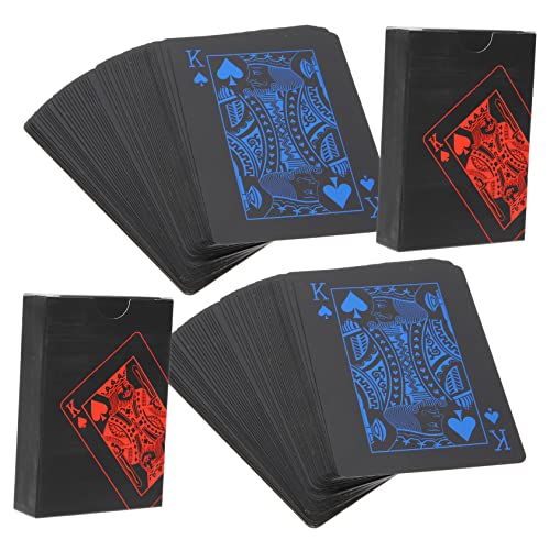Supvox 2 Boxen wasserdichte Spielkarten für Spiel Kartenspiele Rechteckkarten nach Hause 2-Spieler- Tischspiel für den Haushalt Plastik Supvox 2 Boxen wasserdichte Spielkarten für Spiel Kartenspiele Rechteckkarten nach Hause 2-Spieler- Tischspiel für den Haushalt Plastik von Supvox