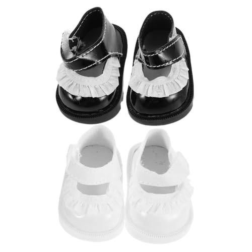 Supvox 2 Paare Miniatur Puppenschuhe mit Blumen-Spitze Ersatzspielzeug Schuhe für Puppen Mädchen Ankleide Accessoires Mini Haus Dekoration Neugeborenen Puppe Schuhversorgung Supvox 2 Paare Miniatur Puppenschuhe mit Blumen-Spitze Ersatzspielzeug Schuhe für Puppen Mädchen Ankleide Accessoires Mini Haus Dekoration Neugeborenen Puppe Schuhversorgung von Supvox