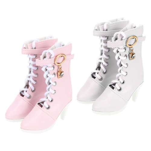 Supvox 2 Paare Puppen High Heels Stiefel Elegante Schuhe für Puppen Puppenkleidung mit Feiner Verarbeitung Vielseitige Hochhackige Boots für Kreative Outfits Supvox 2 Paare Puppen High Heels Stiefel Elegante Schuhe für Puppen Puppenkleidung mit Feiner Verarbeitung Vielseitige Hochhackige Boots für Kreative Outfits von Supvox