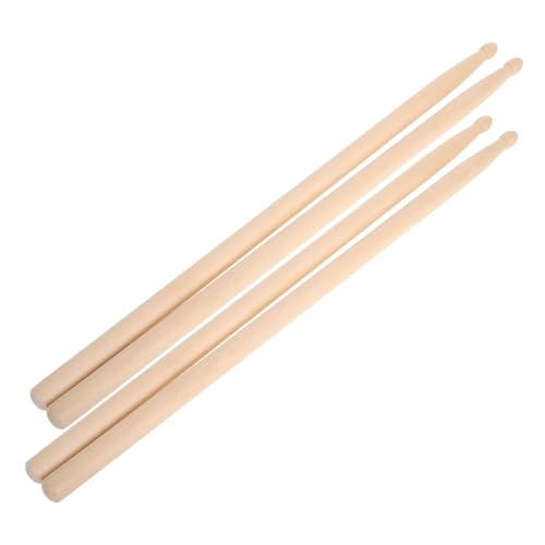 Supvox 2 Paare Trommelstöcke Masse Bassdrum Mallet Trommelstöcke Aus Holz Trommelschlägel Beige Hölzern von Supvox