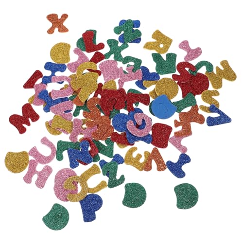 Supvox 2 Packungen Glitzernde Buchstabenaufkleber Selbstklebende Alphabet Sticker für pro Packung Bastel und Dekorationsaufkleber für DIY Projekte und Belohnungen Supvox 2 Packungen Glitzernde Buchstabenaufkleber Selbstklebende Alphabet Sticker für pro Packung Bastel und Dekorationsaufkleber für DIY Projekte und Belohnungen von Supvox