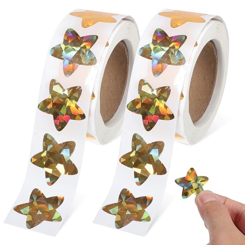 Supvox 2 Rollen Goldene Aufkleber goldene Sternabziehbilder Pentagrammaufkleber dekorativer Sternaufkleber Stern-Klebeaufkleber Stern-Metallic-Aufkleber PVC selbstklebend Supvox 2 Rollen Goldene Aufkleber goldene Sternabziehbilder Pentagrammaufkleber dekorativer Sternaufkleber Stern-Klebeaufkleber Stern-Metallic-Aufkleber PVC selbstklebend von Supvox