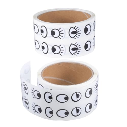 Supvox 2 Rollen Selbstklebende Cartoon Augen Aufkleber für Kreative DIY Bastelaufkleber Lustige Augenetiketten für Jungen für Scrapbooking und Dekoration Supvox 2 Rollen Selbstklebende Cartoon Augen Aufkleber für Kreative DIY Bastelaufkleber Lustige Augenetiketten für Jungen für Scrapbooking und Dekoration von Supvox