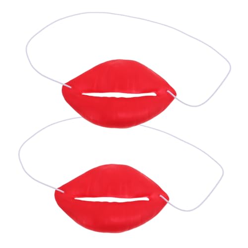 Supvox 2 STÜCK Lustige Rote Lippen deko für Maskerade Party Witzige Dicke Wurstlippen Fotorequisiten Schnelle Anwendung Strapazierfähiges Material Party Deko für Halloween und Cosplay Supvox 2 STÜCK Lustige Rote Lippen deko für Maskerade Party Witzige Dicke Wurstlippen Fotorequisiten Schnelle Anwendung Strapazierfähiges Material Party Deko für Halloween und Cosplay von Supvox
