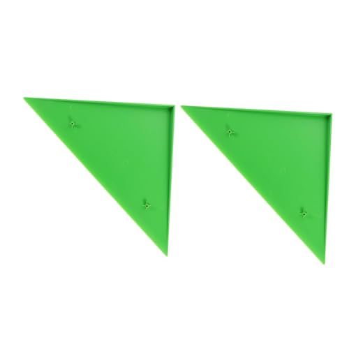 Supvox 2 STÜCK Tischfußball Eckenschutz Dreieckige Tischeckabdeckung aus Robustem HIPS Material Passend für Standard Fußballtische Langlebiger Kantenschutz für Intensives Spiel von Supvox
