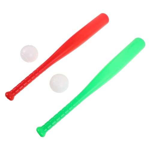 Supvox 2 Sätze Baseballspielzeug für Leichtes Trainingsset aus Robustem Kunststoff Fördert Hand Auge Koordination und Motorik für Outdoor Garten Strand und Teamspiele von Supvox