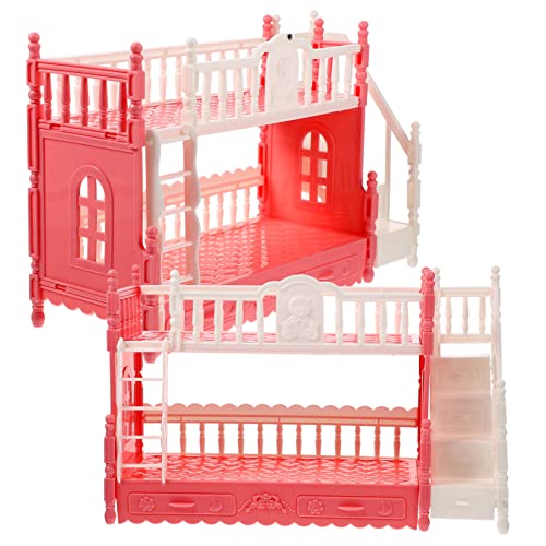 Supvox 2 Sätze Etagenbett Für Puppen Mini-puppenset Mit Etagenbett Modell Mit Etagenbetten Für Mädchen Miniaturpuppenbett Mini Möbelmodelle Puppenhausdekor Mini-hausbett Plastik Supvox 2 Sätze Etagenbett Für Puppen Mini-puppenset Mit Etagenbett Modell Mit Etagenbetten Für Mädchen Miniaturpuppenbett Mini Möbelmodelle Puppenhausdekor Mini-hausbett Plastik von Supvox