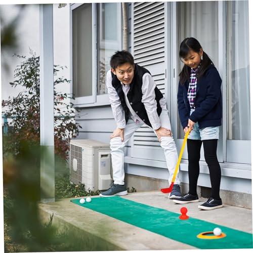 Supvox 2 Sätze Golfspiel Set Mini Golfspielzeug für Jungen und Mädchen Ab Jahren Fördert Motorik und Koordination Geeignet für Indoor und Outdoor Eltern Junge Mädchen Zufällige Farbe von Supvox