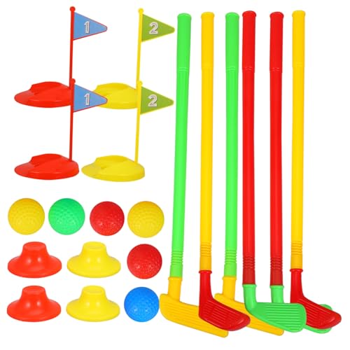 Supvox 2 Sätze Golfspielzeug Kunststoff Golfschläger Set für Drinnen und Draußen Leicht Tragbar Fördert Koordination und Bewegung Geeignet für Jungen und Mädchen Ab Zufällige Farbe Supvox 2 Sätze Golfspielzeug Kunststoff Golfschläger Set für Drinnen und Draußen Leicht Tragbar Fördert Koordination und Bewegung Geeignet für Jungen und Mädchen Ab Zufällige Farbe von Supvox
