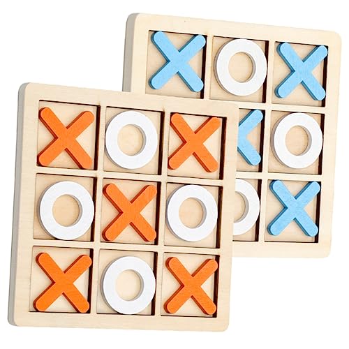 Supvox 2 Sätze Holz Brettspiel Toe für Kleines Leichtes Lernspielzeug und Konzentration Handliches Familienspiel für Unterwegs und Partys Supvox 2 Sätze Holz Brettspiel Toe für Kleines Leichtes Lernspielzeug und Konzentration Handliches Familienspiel für Unterwegs und Partys von Supvox