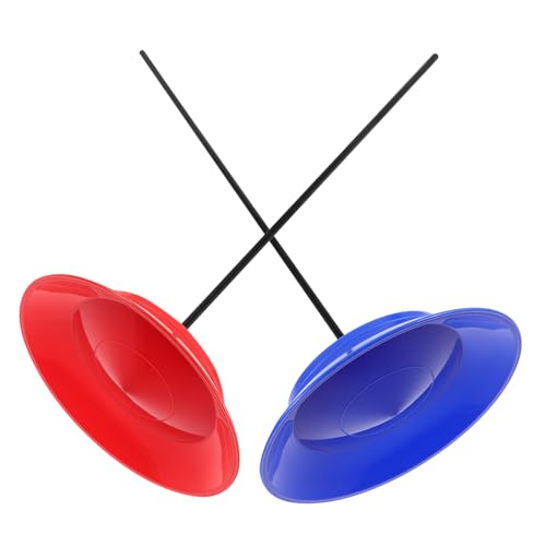 Supvox 2 Sätze Jonglier mit Platten und Stäben Bunte Jonglier Requisiten für Aufführungen und Balance Spiele Leicht zu Erlernen für Geeignet von Supvox