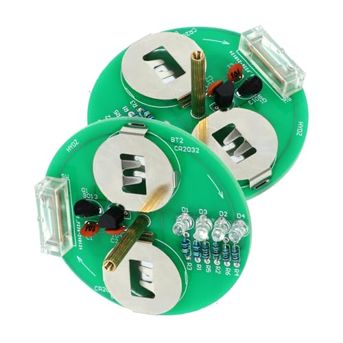 Supvox 2 Sätze LED Gyroskop DIY Teiliges Elektronisches Löt und Übungskit für Fortgeschrittene Bastler für Erlernen von Lötfähigkeiten und Praktische Experimente Supvox 2 Sätze LED Gyroskop DIY Teiliges Elektronisches Löt und Übungskit für Fortgeschrittene Bastler für Erlernen von Lötfähigkeiten und Praktische Experimente von Supvox