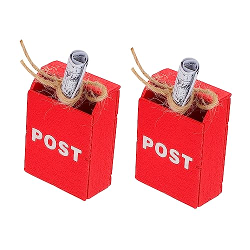 Supvox 2 Sätze Mini Briefkasten mit Zeitung Modell Miniatur Postkasten Ornament Kreative Puppenhaus Deko Zubehör für DIY Mikro Landschaften Detailreiche Tischdekoration Supvox 2 Sätze Mini Briefkasten mit Zeitung Modell Miniatur Postkasten Ornament Kreative Puppenhaus Deko Zubehör für DIY Mikro Landschaften Detailreiche Tischdekoration von Supvox
