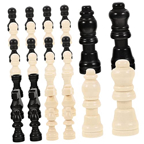 Supvox 2 Sätze Mini Schachfiguren Set aus Holz Schachstücke für Schachbrett Schachspiel Zubehör für Familien Spieleabende und Dekoration Supvox 2 Sätze Mini Schachfiguren Set aus Holz Schachstücke für Schachbrett Schachspiel Zubehör für Familien Spieleabende und Dekoration von Supvox