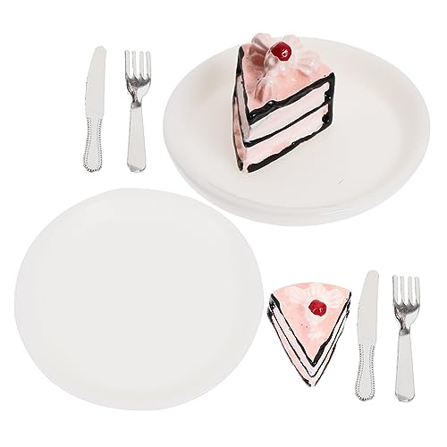 Supvox Mini-Kuchen-Ornament-Set Gefälschter Dessertkuchen Miniatur-Spielzeug Für Die Inneneinrichtung von Supvox