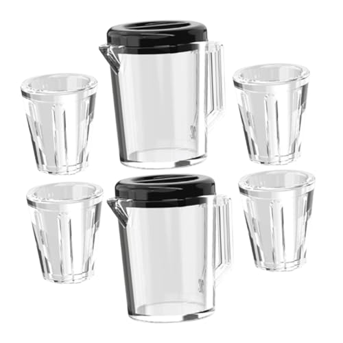 Supvox 2 Sätze Puppenhaus-Wasserkocher wasserflasche Diversifizierung der Puppenhaus Szenen Charme für Porzellan Miniatur-Puppenhauszubehör Puppenhaus Tasse Plastik Transparent Supvox 2 Sätze Puppenhaus-Wasserkocher wasserflasche Diversifizierung der Puppenhaus Szenen Charme für Porzellan Miniatur-Puppenhauszubehör Puppenhaus Tasse Plastik Transparent von Supvox