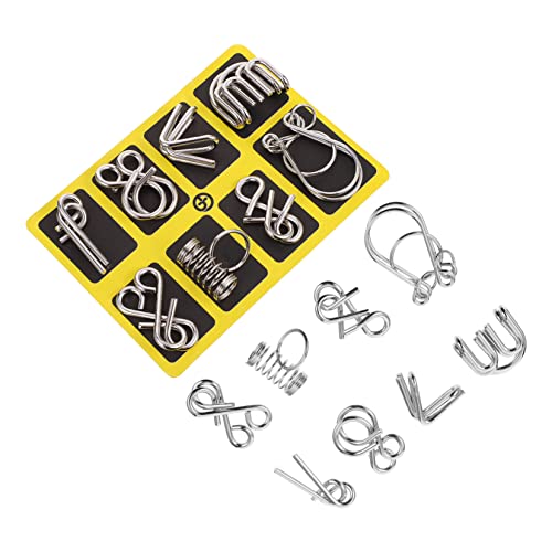 Supvox 2 Sätze Ring Puzzle Teiliges Kognitives für Geduldsspiele für Erwachsene Fördert Intellektuelle Fähigkeiten Supvox 2 Sätze Ring Puzzle Teiliges Kognitives für Geduldsspiele für Erwachsene Fördert Intellektuelle Fähigkeiten von Supvox