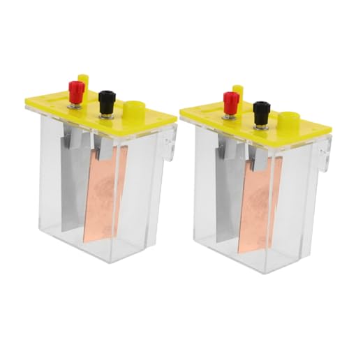 Supvox 2 Sätze Salzlösungs Batterie DIY Experimentierkasten für Physikunterricht Stem Bausatz für Schüler Elektrisches Bildungsset zur Energie Elektrizitätslehre Supvox 2 Sätze Salzlösungs Batterie DIY Experimentierkasten für Physikunterricht Stem Bausatz für Schüler Elektrisches Bildungsset zur Energie Elektrizitätslehre von Supvox