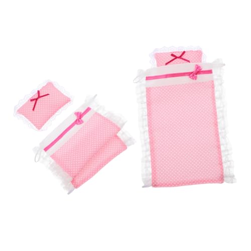 Supvox 2 Sets Miniatur Puppe Bettwäsche Set Kissen Decke Realistische Puppenhaus Schlafzimmer Zubehör Für Puppen Supvox 2 Sets Miniatur Puppe Bettwäsche Set Kissen Decke Realistische Puppenhaus Schlafzimmer Zubehör Für Puppen von Supvox