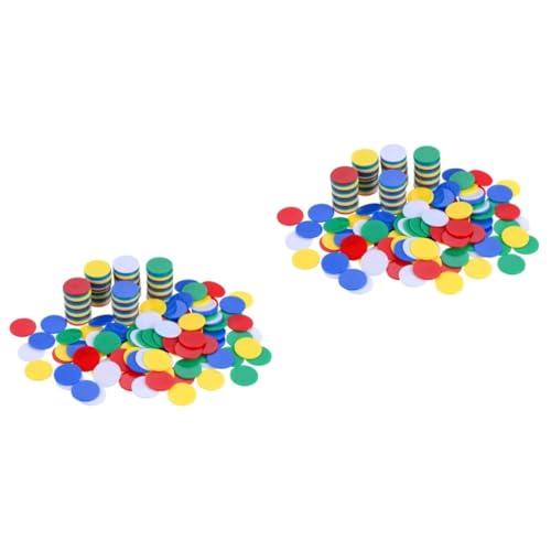Supvox 2 Sätze Spiel Zählen Münzen Chips Berechnung Lernen Währung Kunststoff 200 Stück * 2 Supvox 2 Sätze Spiel Zählen Münzen Chips Berechnung Lernen Währung Kunststoff 200 Stück * 2 von Supvox