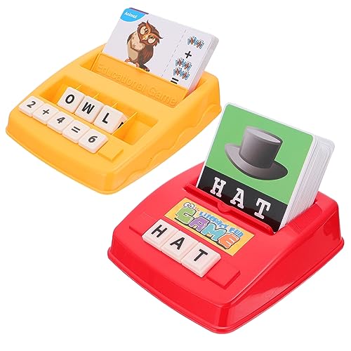 Supvox 2 Sets Alphabet Spiel Maschine Englisch Wort Maschine Kognitive Karten Brief Spiel Karten Passenden Brief Karten Kunststoff Supvox 2 Sets Alphabet Spiel Maschine Englisch Wort Maschine Kognitive Karten Brief Spiel Karten Passenden Brief Karten Kunststoff von Supvox