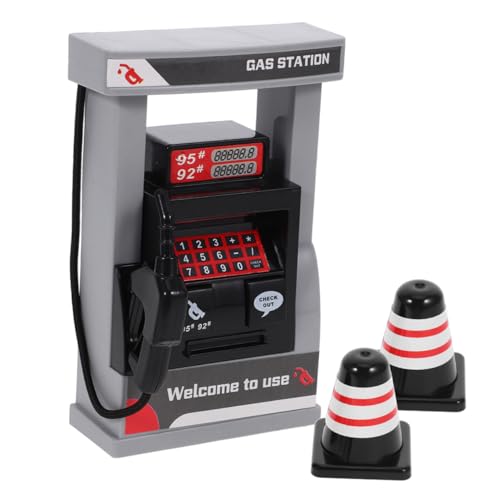 Supvox 2 Simulations-Tankstellenspielzeug zapfsäule Gasmodell Benzinpumpe tankstelle Tankstelle Tankstellenspielzeug für Plastik von Supvox