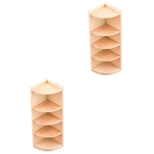 Supvox 2 Stck Mini Eckschrank Puppenhaus Möbel aus Hochwertigem Holz Kleines Bücherregal Modell für Robustes DIY Fantasie und Kognitiven Fähigkeiten Leicht und Detailreich Gestaltet Supvox 2 Stck Mini Eckschrank Puppenhaus Möbel aus Hochwertigem Holz Kleines Bücherregal Modell für Robustes DIY Fantasie und Kognitiven Fähigkeiten Leicht und Detailreich Gestaltet von Supvox