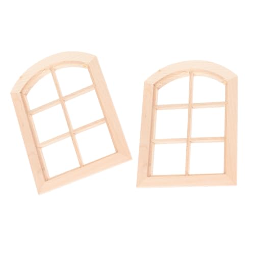Supvox 2 Stück 1 Puppenhaus Fenstermöbel Hausmodell Puppenhauszubehör Rustikaler Fensterrahmen Wanddekoration Puppenhaus Haustür Mini Figur Miniatur Fensterscheibe Supvox 2 Stück 1 Puppenhaus Fenstermöbel Hausmodell Puppenhauszubehör Rustikaler Fensterrahmen Wanddekoration Puppenhaus Haustür Mini Figur Miniatur Fensterscheibe von Supvox