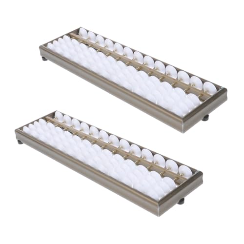 Supvox 2 Stück Aluminiumlegierung Stellig Rechenbrett für Frühe Mathematik Lernhilfe Zählhilfe für Schüler Robust Langlebig Pädagogisch Supvox 2 Stück Aluminiumlegierung Stellig Rechenbrett für Frühe Mathematik Lernhilfe Zählhilfe für Schüler Robust Langlebig Pädagogisch von Supvox