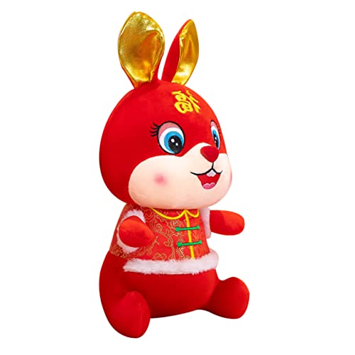 Supvox 2 Stück Ausgestopftes Hasen-Maskottchen- Neujahrsdekoration Kaninchen Stofftiere Kaninchen-Maskottchen-Puppe Jahr Der Hasenpuppen Neujahr Neujahrsvorräte Plüsch Rot Supvox 2 Stück Ausgestopftes Hasen-Maskottchen- Neujahrsdekoration Kaninchen Stofftiere Kaninchen-Maskottchen-Puppe Jahr Der Hasenpuppen Neujahr Neujahrsvorräte Plüsch Rot von Supvox