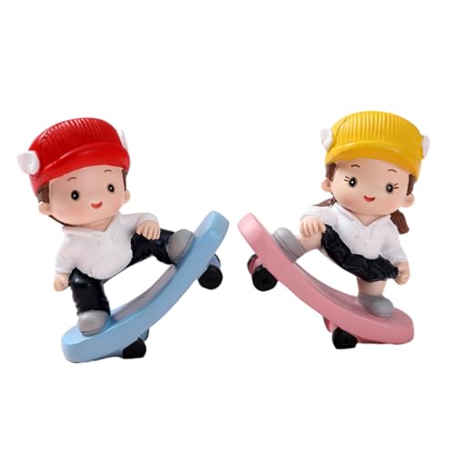 Supvox 2 Stück Automobilharz -Handwerksverzierungen kleine Mädchenfigur Junge-Mädchen-Figur aus Kunstharz Mädchenfigur Kuchendekoration Kuchendeckel Cartoon-Kuchen- Supvox 2 Stück Automobilharz -Handwerksverzierungen kleine Mädchenfigur Junge-Mädchen-Figur aus Kunstharz Mädchenfigur Kuchendekoration Kuchendeckel Cartoon-Kuchen- von Supvox